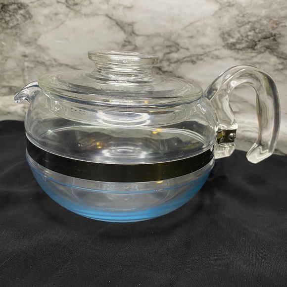 * vintage Pyrex Flameware 6-cup percolator coffee pot  1930 Vintage - Picture 8 of 8